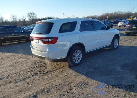 2019 Dodge Durango Sxt Awd z USA, uszkodzony, nr VIN 1C4RDJAG2KC599546